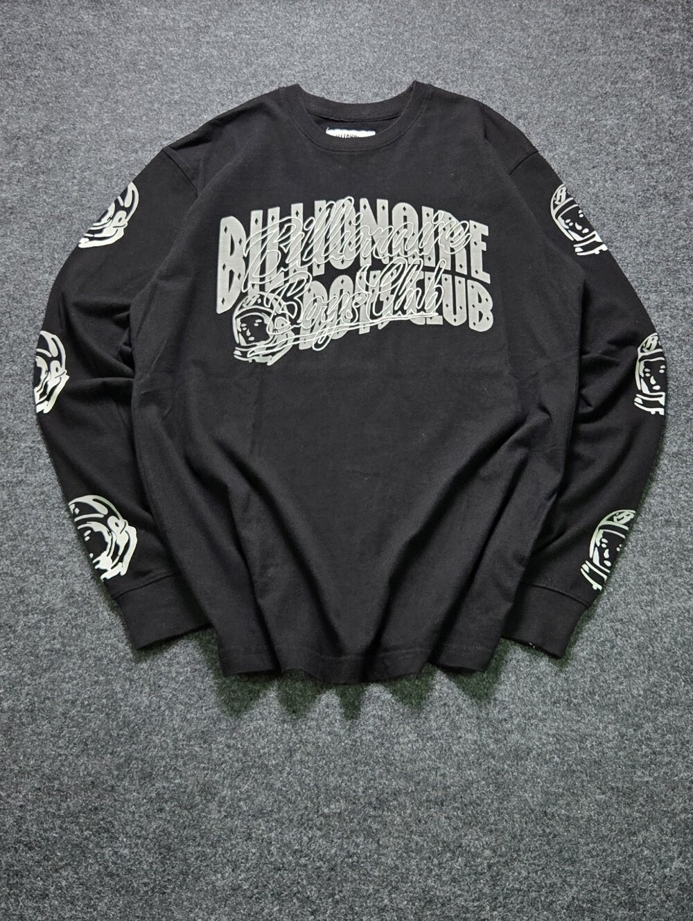 Billionaire Boys Club Black Graphic Long Sleeve Tee